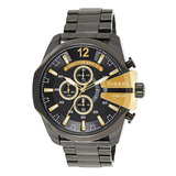 Reloj Diesel Mega Chief Dz4338 De Acero Inox. Para Hombre