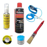 Kit Limpieza Reparación Electrónica+malla+ Brocha + Isprlico