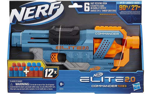 Pistola Lanzadardos Nerf Elite 2.0 Comander Hasbro E9486