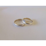 Anillos Lisos 4mm Plata 925 Varias Tallas