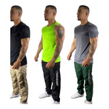 Pantalón Sudadera Jogger X 3 Unidades Fit Gym Hombres