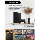 Play Station 4 Slim 1tb + 13 Juegos Físicos + 2 Mandos + Cam