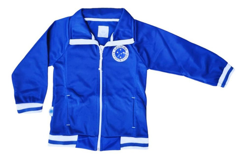 Jaqueta Infantil Cruzeiro Blusa De Frio Flanelada Oficial