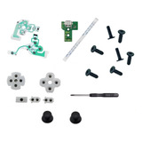 Kit Placa Borracha Chave Parafuso Para Controle Ps4 Jds 030