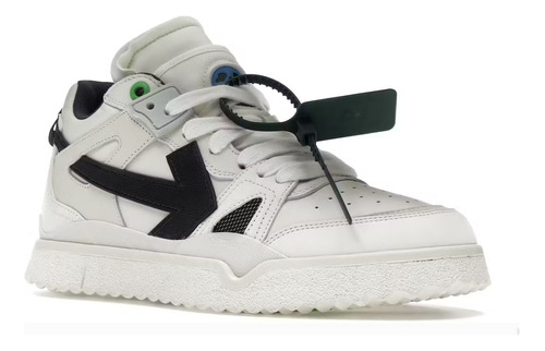 Sneakers Off White Sponge Mid - White Black