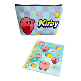 Estuche Kirby Para Lápices O Cosméticos + Libretita