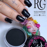 1 Polimero Profesional Negro De Rg Nails 14g