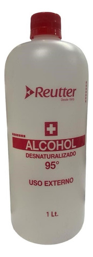 Alcohol 95° Desnaturalizado Reutter 1 Litro