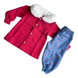 Conjunto Moletom Infantil Baby Gola Pelucia