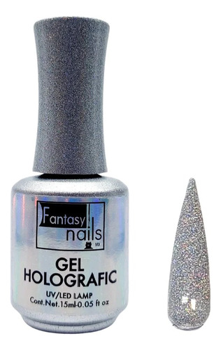 Gel Holografíco Silver Fantasy Nails