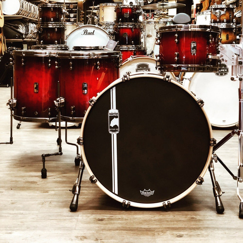 Bateria Mapex Black Panther Desing Lab 4 Cuerpos Maple Birch Color Rojo