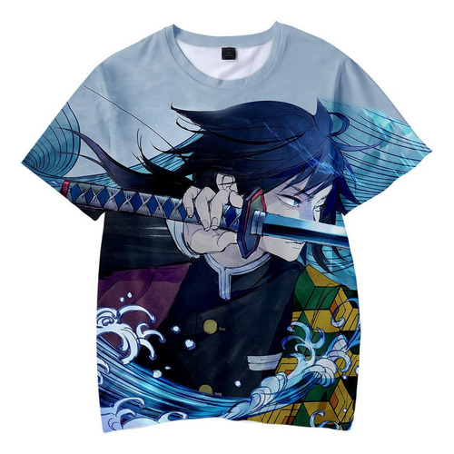 Gh Playeras De Cosplay Demon Slayer Disfraz De Manga Corta