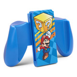 Joycon Comfort Grip Mario Block Azul Nintendo Switch Oficial