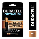  Pila Alcalina Duracell Optimum Blíster Aaa 6 unidades