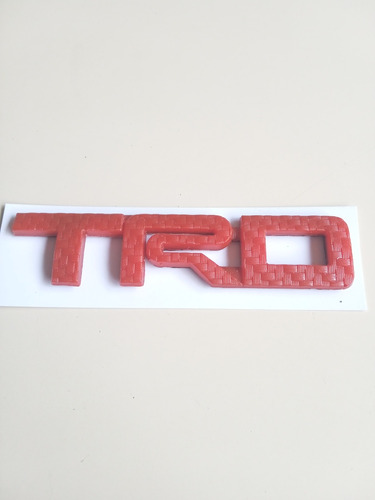 Emblema Toyota Trd Rojo Tacoma Sr5 Fj Hilux Meru  Foto 3