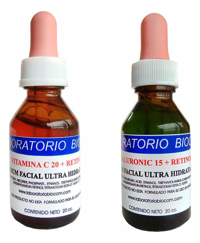 Serums A. Hialuronico Y Vitamina C Antiarrugas Bioreparador