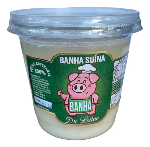 Banha Suína 100% Natural-gordura De Porco Caipira 