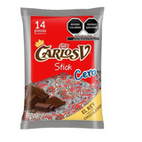 Chocolate Carlos V Stick Cero 14 Piezas