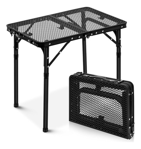 Soaoo Mesa De Camping Plegable Para Exteriores, Portátil, Li