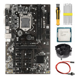 Placa Base B250 Btc Mining G3900 Cpu+ventilador+cable De Int