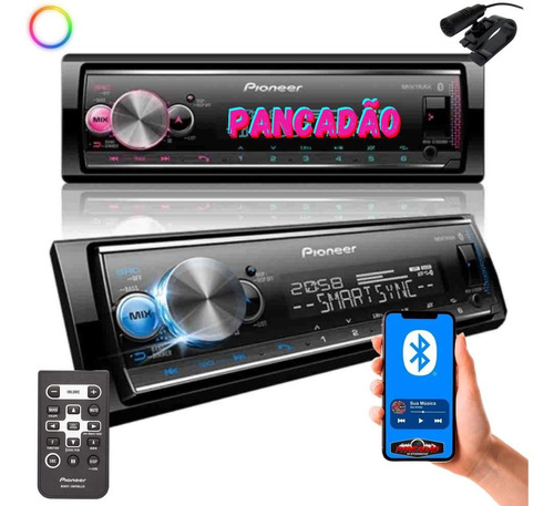 Aparelho Usb Pioneer Mvh-x300br Dual Cor Mixtrax Rca Karaoke
