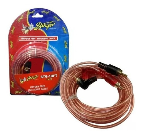 Cables Stinger Rca Libres De Oxigeno 3 Mts