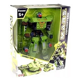 Robot Transformable M.a.r.s Converter Tanque De Combate Color Verde