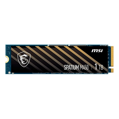 Unidad De Estado Solido Ssd M.2 1tb Msi Spatium M450 Nvme Pcie 4.0 3400\u002F2400 Mb\u002Fs S78-440l0m0-p83 | Meses sin interés