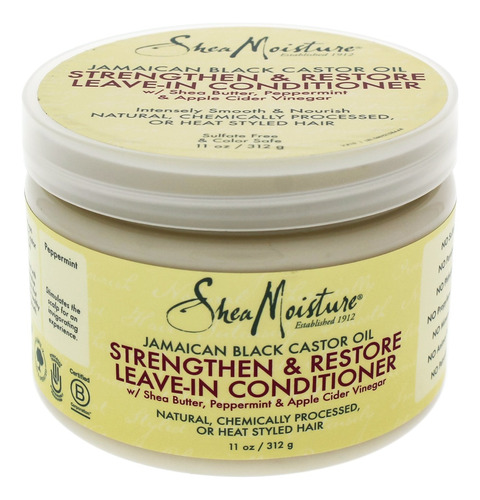 Shea Moisture Crema Sin Enjuague Strengthen Y Restore