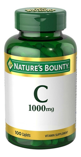 Natures Bounty Vitamina C Suplemento Comprimidos 100u Local Sabor Sin Sabor