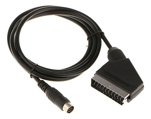 Rgb Scart Av Cable Tv Sonido Estéreo De Plomo Para Consolas