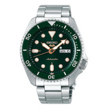 Seiko Srpd63 5 Reloj Deportivo Para Hombre En Tono Plateado 