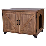 Arf Pets Muebles De Caja De Arena Para Gatos, Banco Grande O