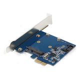 Pci-e To Msata Ssd+sata3 Combo Expansion Converter Adapter P