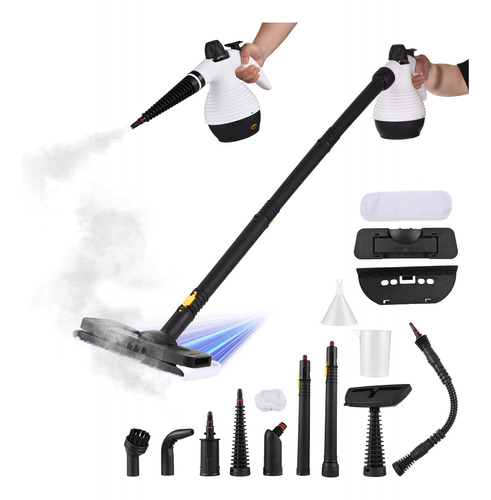 Parrilla Con Accesorios De Vapor Multiusos Steam Cleaner