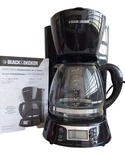 Cafetera Programable De 12 Tazas Black And Decker