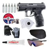 Paq Pistola Co2 Walther Ppq M2 .177 21rds Blowback 400fps Xc