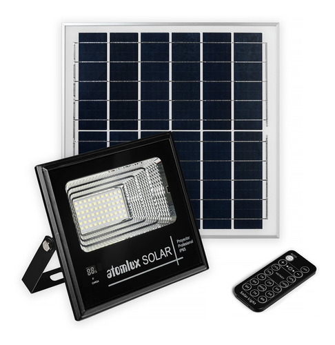 Proyector Solar Led 50 Watts Atomlux Ip65 Ecoluz
