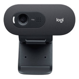 Cámara Web Logitech C505e Hd 30fps Color Negro - Empresarial / Hogareño