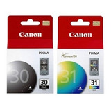 Cartuchos Canon 30-31 Originales Compatibles Con Canon 40-41