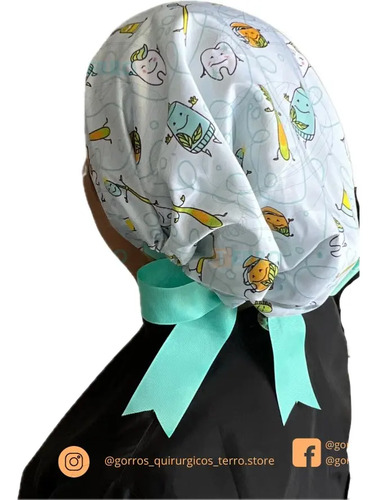 Gorro Quirúrgico Muelas Odontólogo