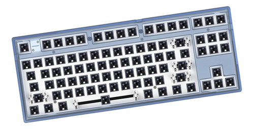 Mk870 Keyboard Hotswap Diy Programable Rgb Retroiluminado