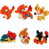 Nanoblock - Juego De Fuego Tipo Pokemon 1, Serie Mininano