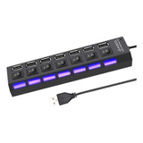 Cable De Extensión Multipuerto Usb Hub De Alta Velocidad 