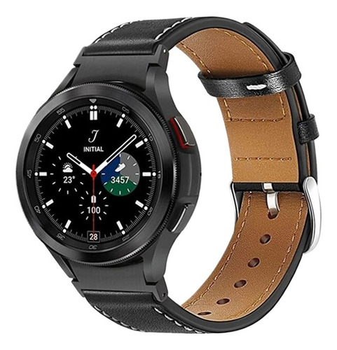 Correa De Cuero Sin Huecos Para Samsung Galaxy Watch 5 Pro