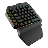 Teclado Gamer One Hand Tactical Semi Mecanico Rgb 2.0 Skyway