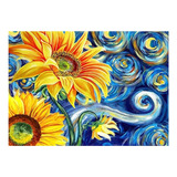 Girasol 5d Pintura De Diamantes For Decoración Kit 40x50 Cm