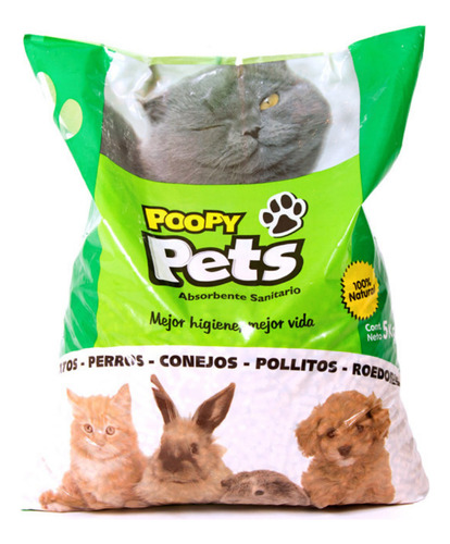 Pellets De Madera Sanitarias, Poopy Pets 