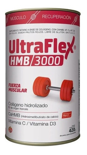 Ultraflex Hmb/3000  Pvo.x 420 Grs. Fuerza Muscular