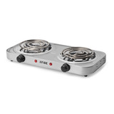 Fogareiro Cooktop Elétrico De Mesa 2 Bocas Xfire 2000 Watts